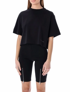 1017 ALYX 9SM Logo Print Cropped Crewneck T-Shirt