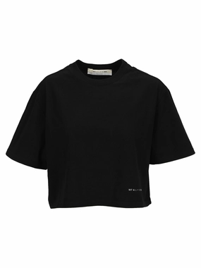 1017 ALYX 9SM Logo Print Cropped T-Shirt