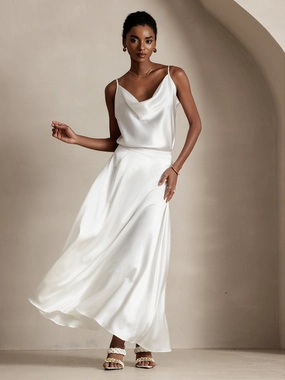 19Momme Silk Relaxed Maxi Skirt