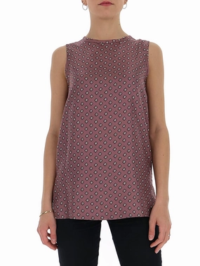 'S Max Mara Sleeveless Printed Top