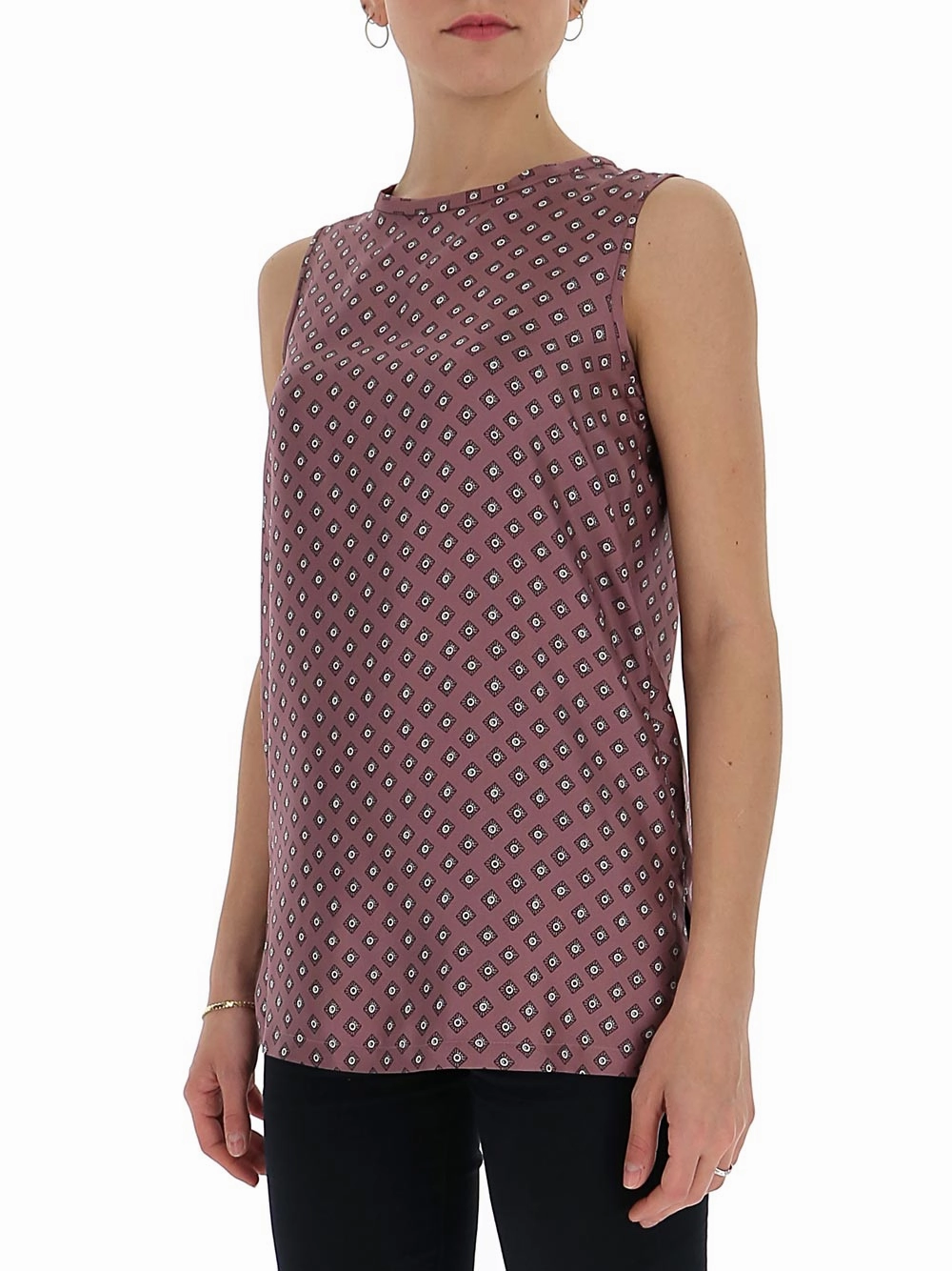 'S Max Mara Sleeveless Printed Top