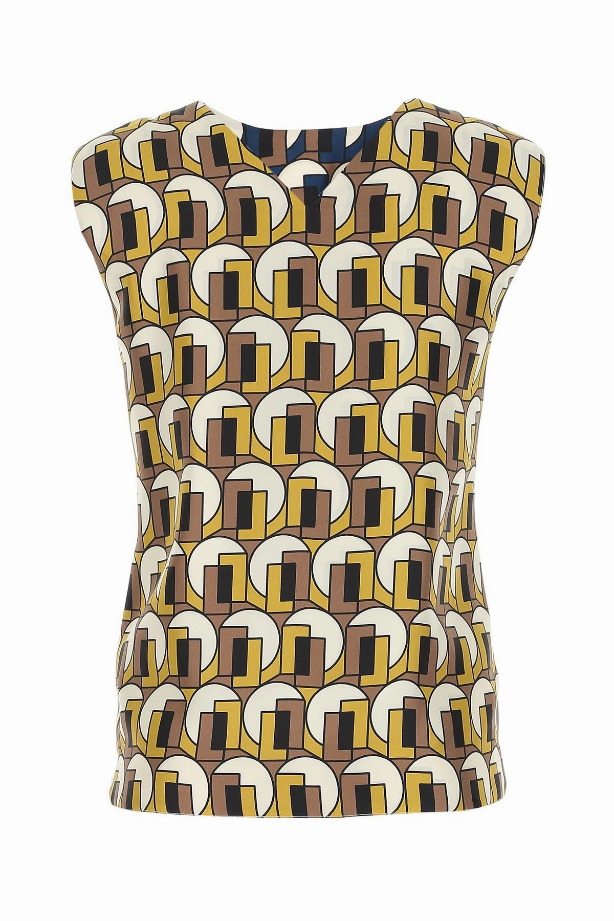 'S Max Mara Sleeveless Printed Top