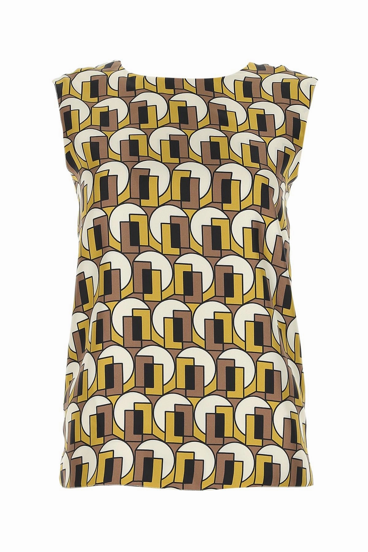 'S Max Mara Sleeveless Printed Top