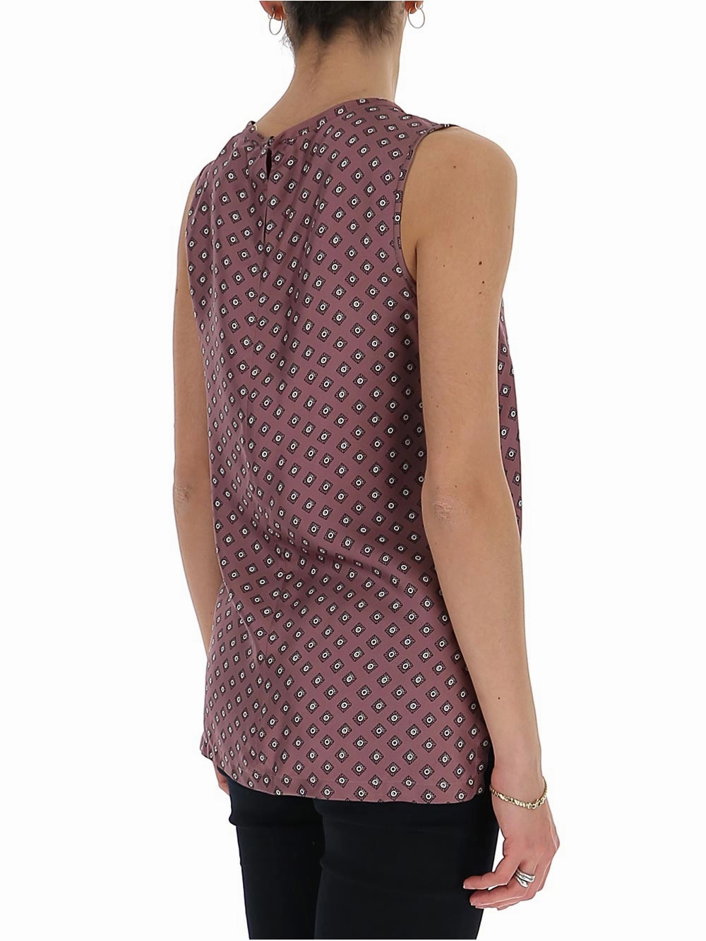 'S Max Mara Sleeveless Printed Top