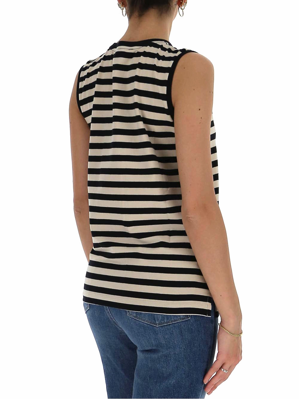 'S Max Mara Striped Sleeveless Top
