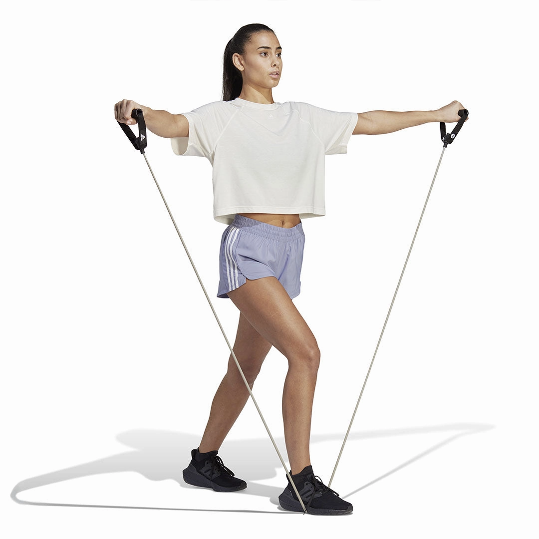 adidas - Women's Pacer 3-Stripes Woven Shorts (IB8704)