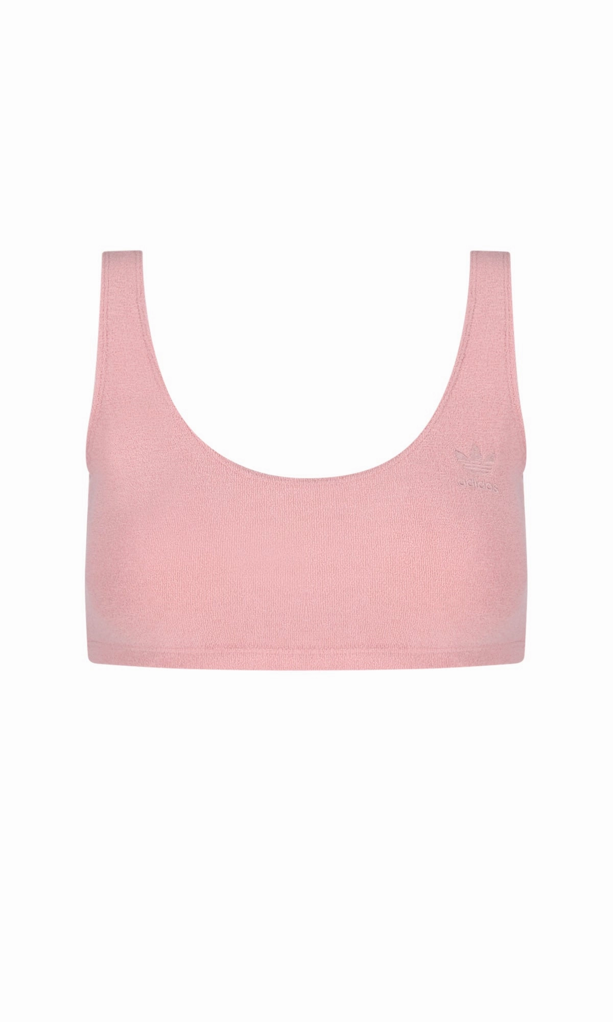 Adidas Originals Logo Embroidered  Cropped Top