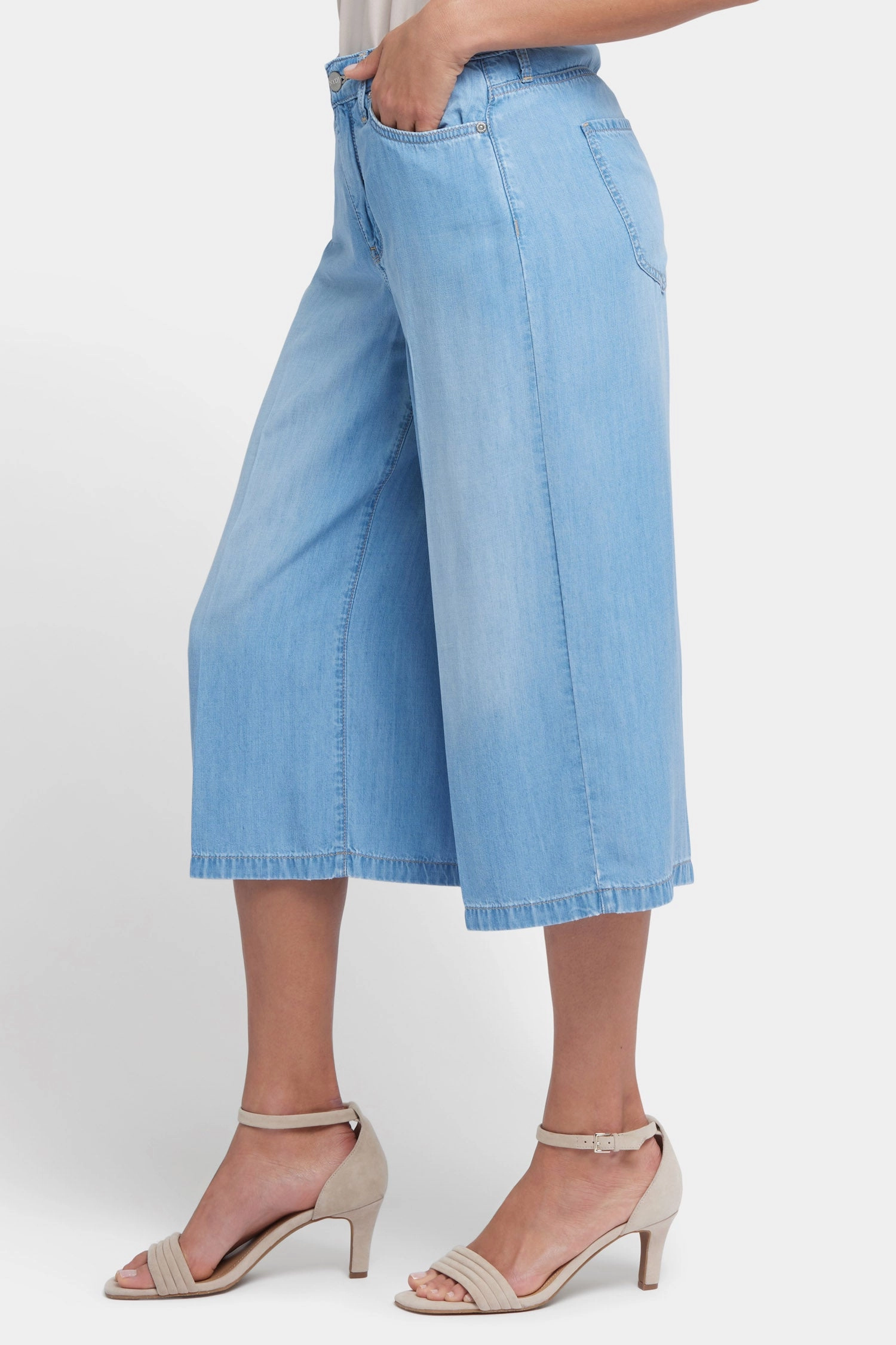 Amelia Denim Culottes - Canary Beach