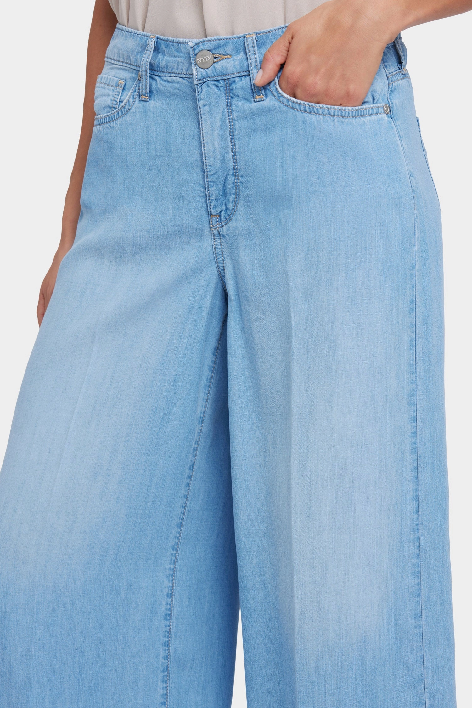 Amelia Denim Culottes - Canary Beach