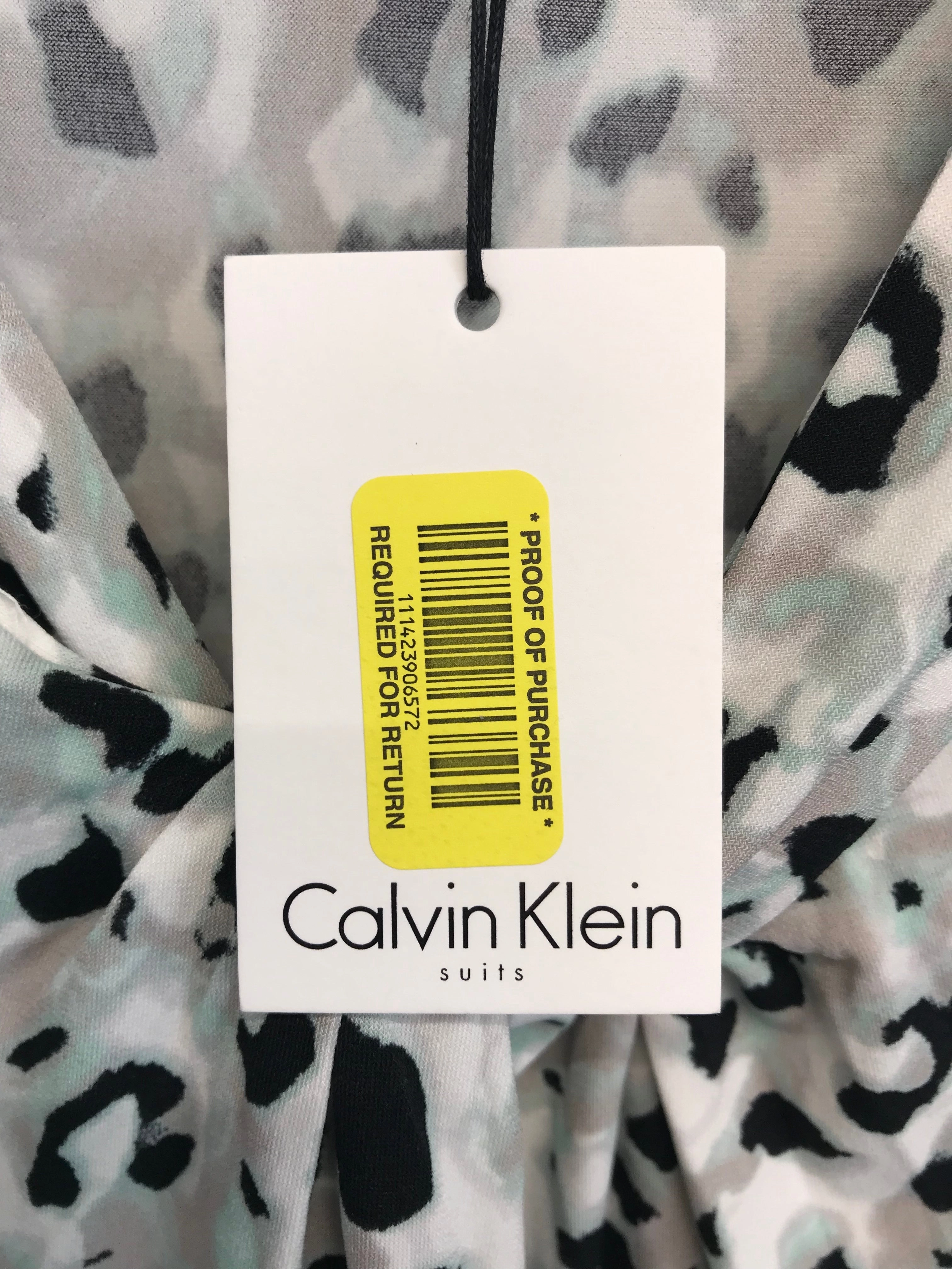 Animal Print Top Sleeveless By Calvin Klein, Size: M