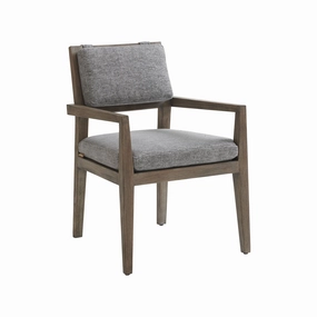 Arm Dining Chair - Taupe