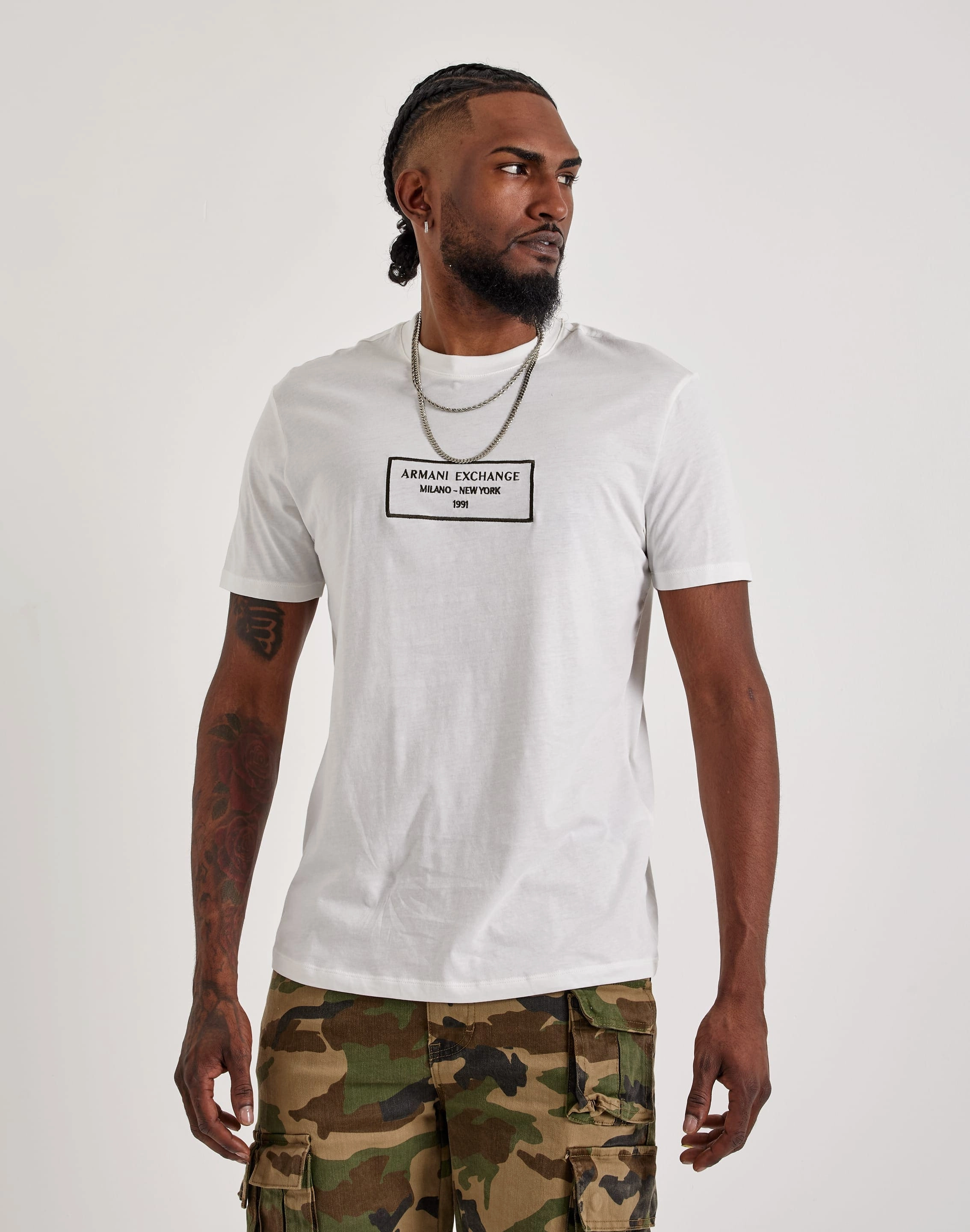 Armani Exchange Milano Box Logo Tee