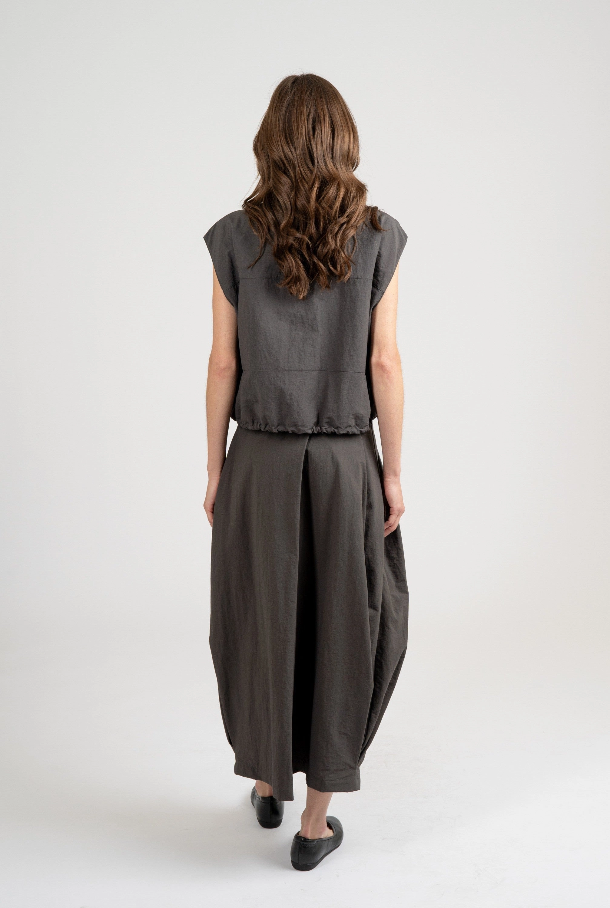BALLOON PLEATED SKIRT