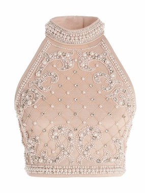 Balmain Embellished Sleeveless Top