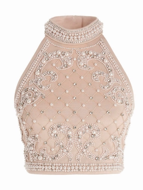 Balmain Embellished Sleeveless Top