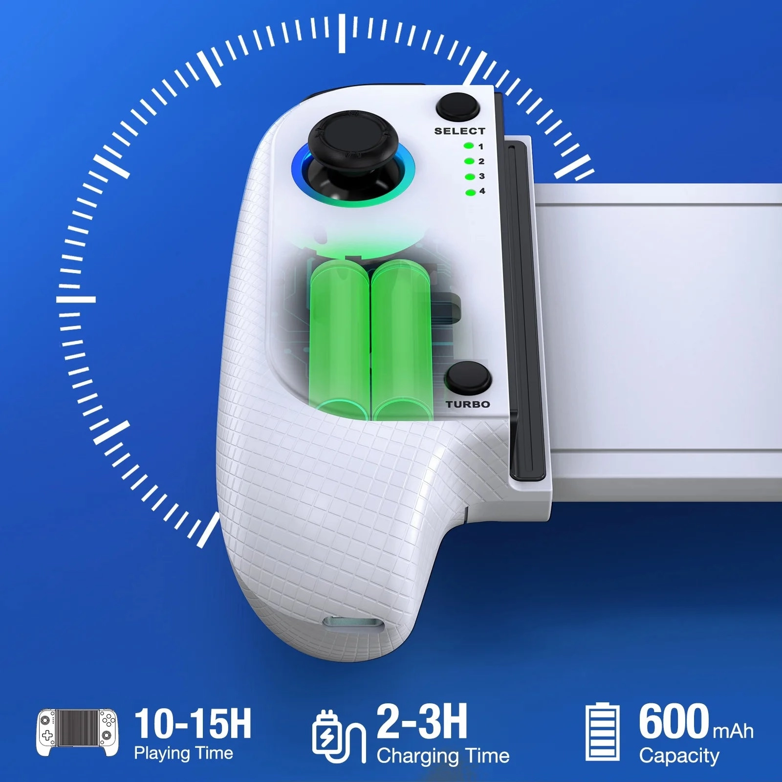 Beboncool Mobile Gaming Controller for Android /IPhone, Wireless Gamepad Designed for Xbox Game Pass Ultimate, Steam Link, Arcade, GeForce Now, White