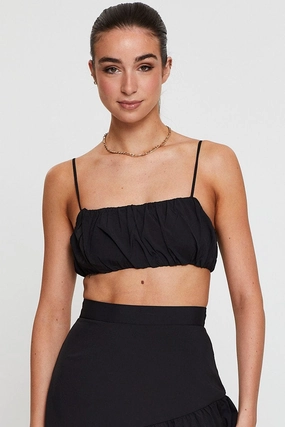 Black Bralette Top Sleeveless