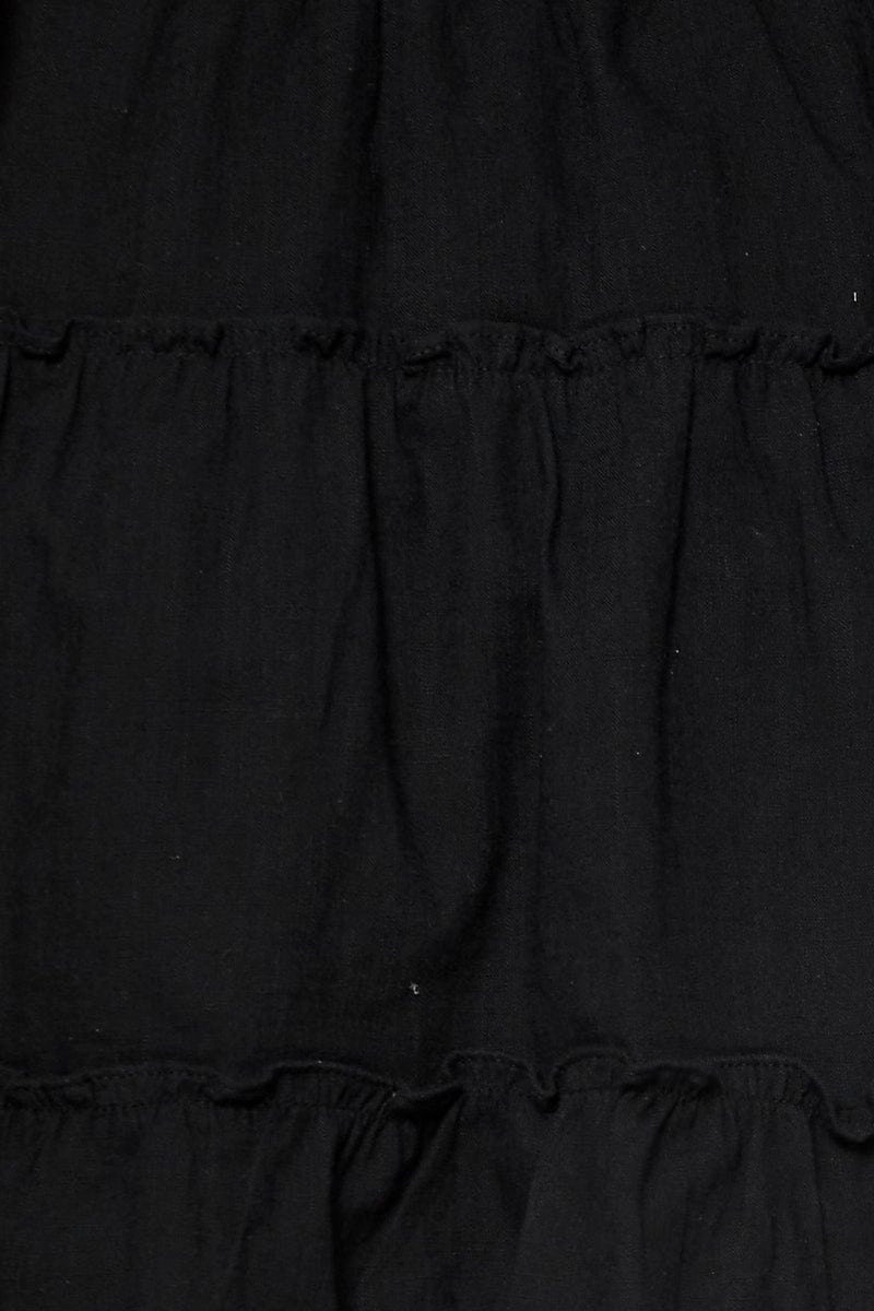 Black Crop Top Short Sleeve