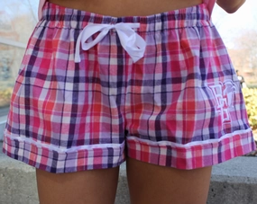 Boxercraft Ladies Flannel Pink Harmony Shorts