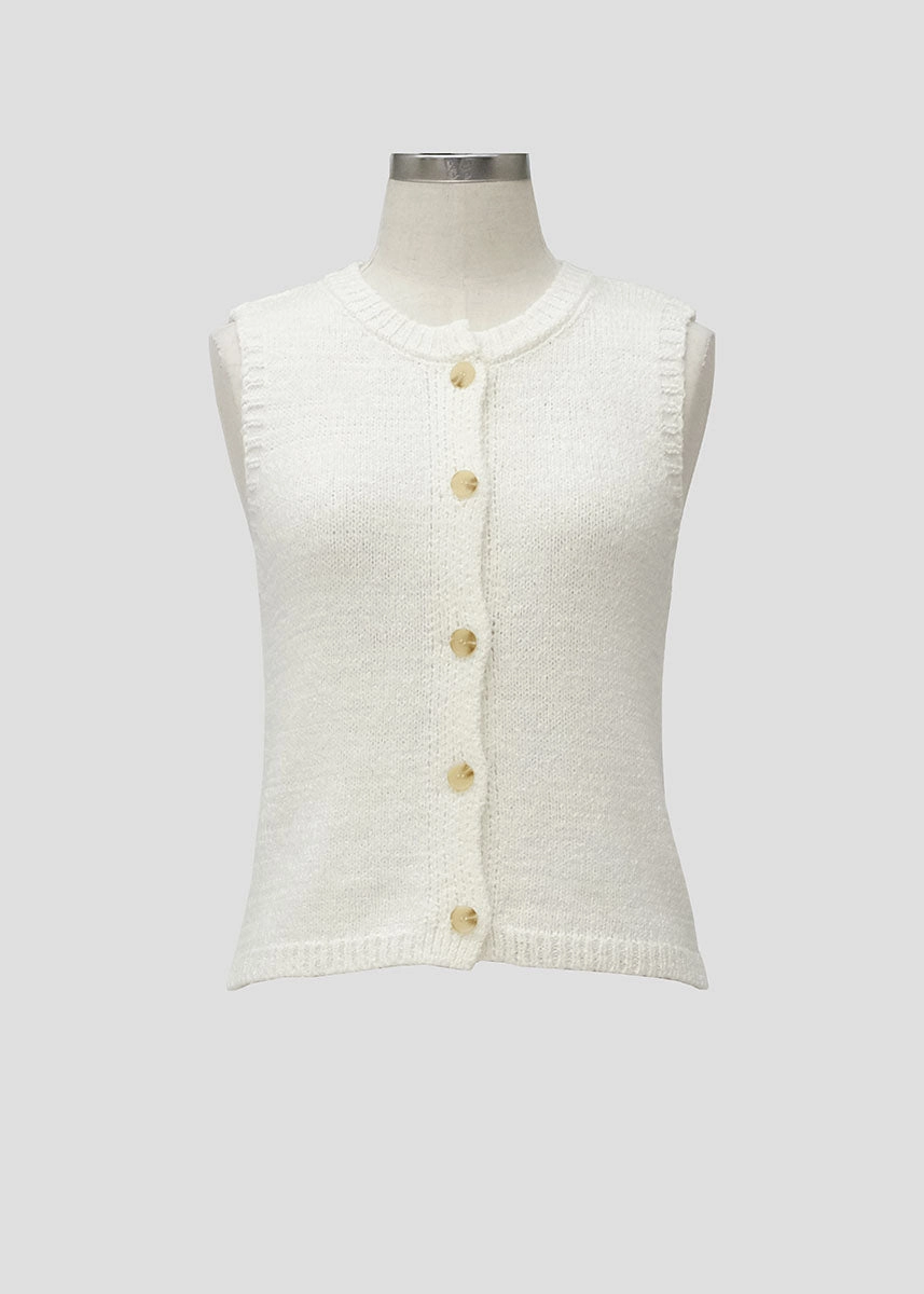 Camden Knit Tank - Ivory