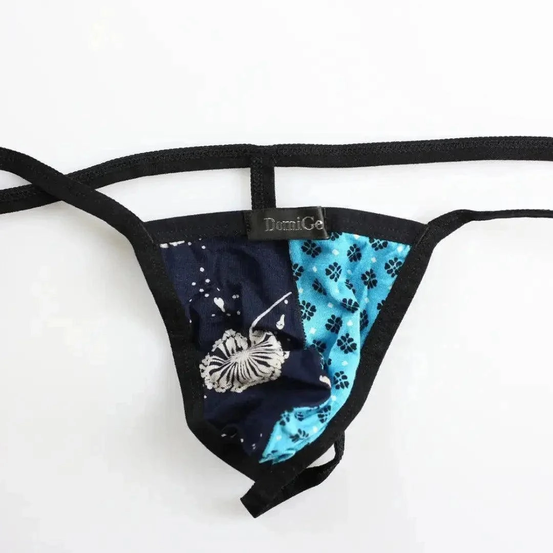 DomiGe Men's T-Back Thong - Modal Stretch Invisible Male Underwear
