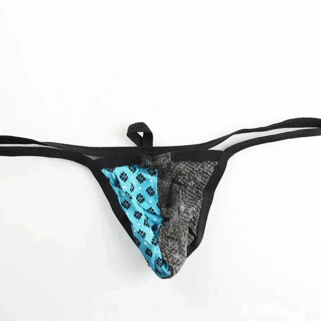 DomiGe Men's T-Back Thong - Modal Stretch Invisible Male Underwear