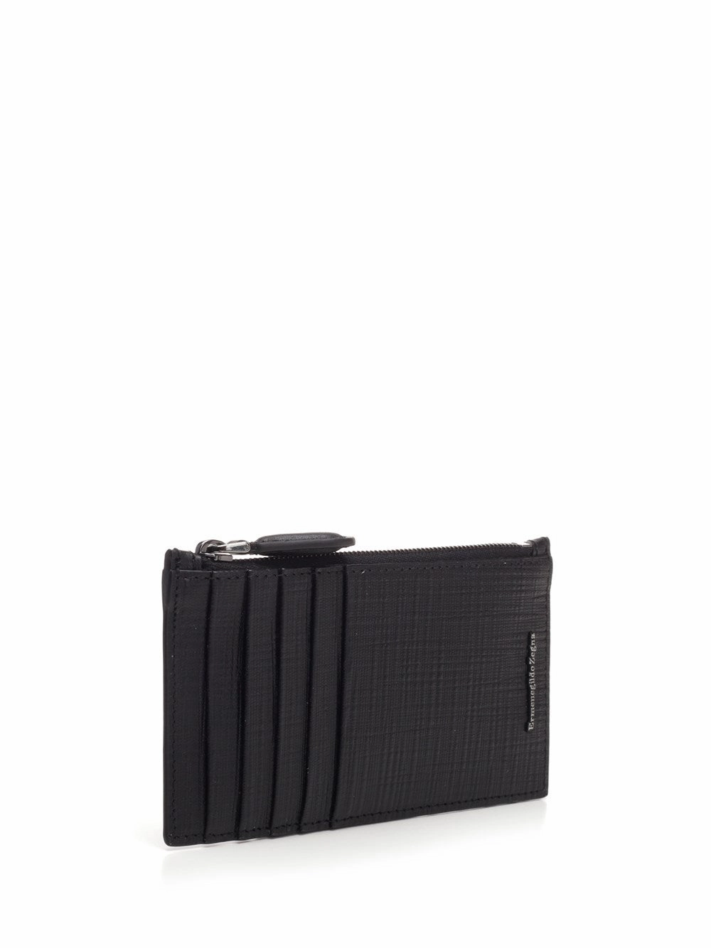 Ermenegildo Zegna Textured Zipped Cardholder