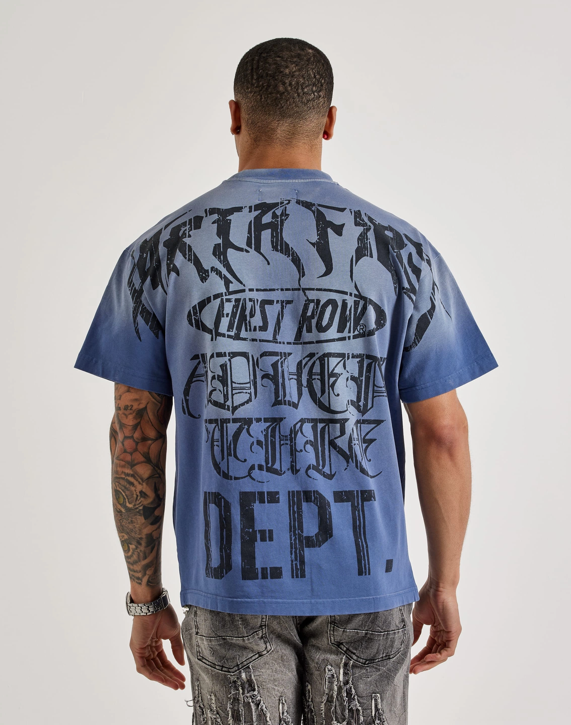 First Row DEPT Rhinestone Tee