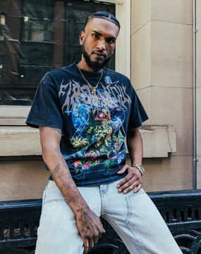 First Row Earth First Rhinestone Tee