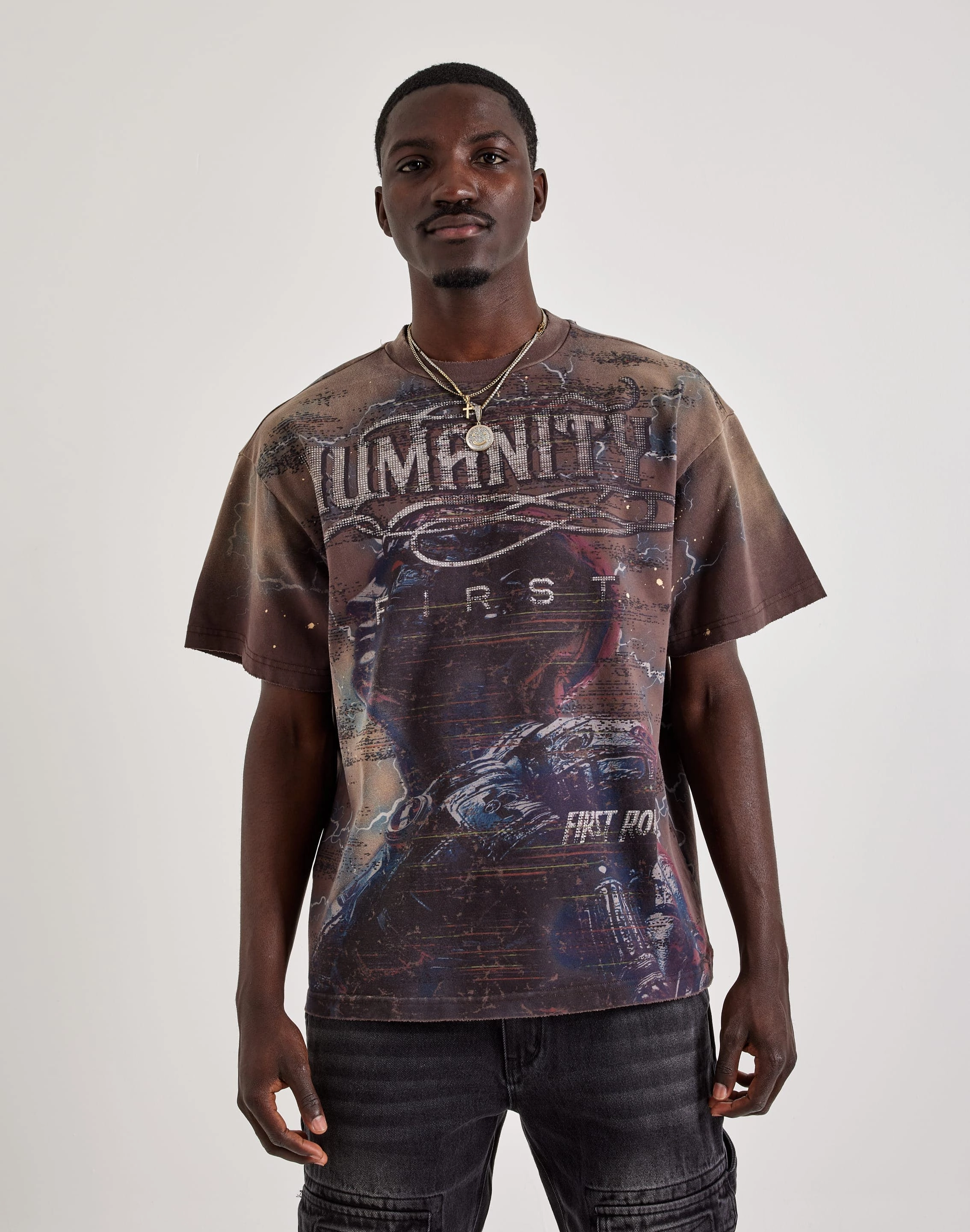 First Row Future Rhinestone Tee