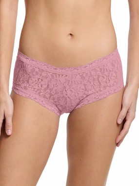 Flora Lace Boyshort Mauve Orchid Pink