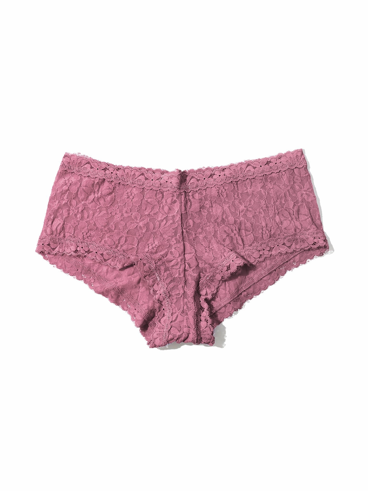 Flora Lace Boyshort Mauve Orchid Pink