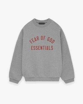 FOG ESSENTIALS FALL24 FLEECE CREWNECK DARK HEATHER