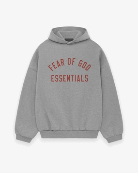 FOG ESSENTIALS FALL24 FLEECE HOODIE DARK HEATHER