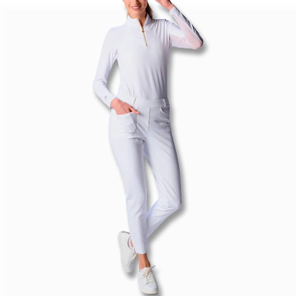 G Lifestyle Golf Pants White - SS25 Women