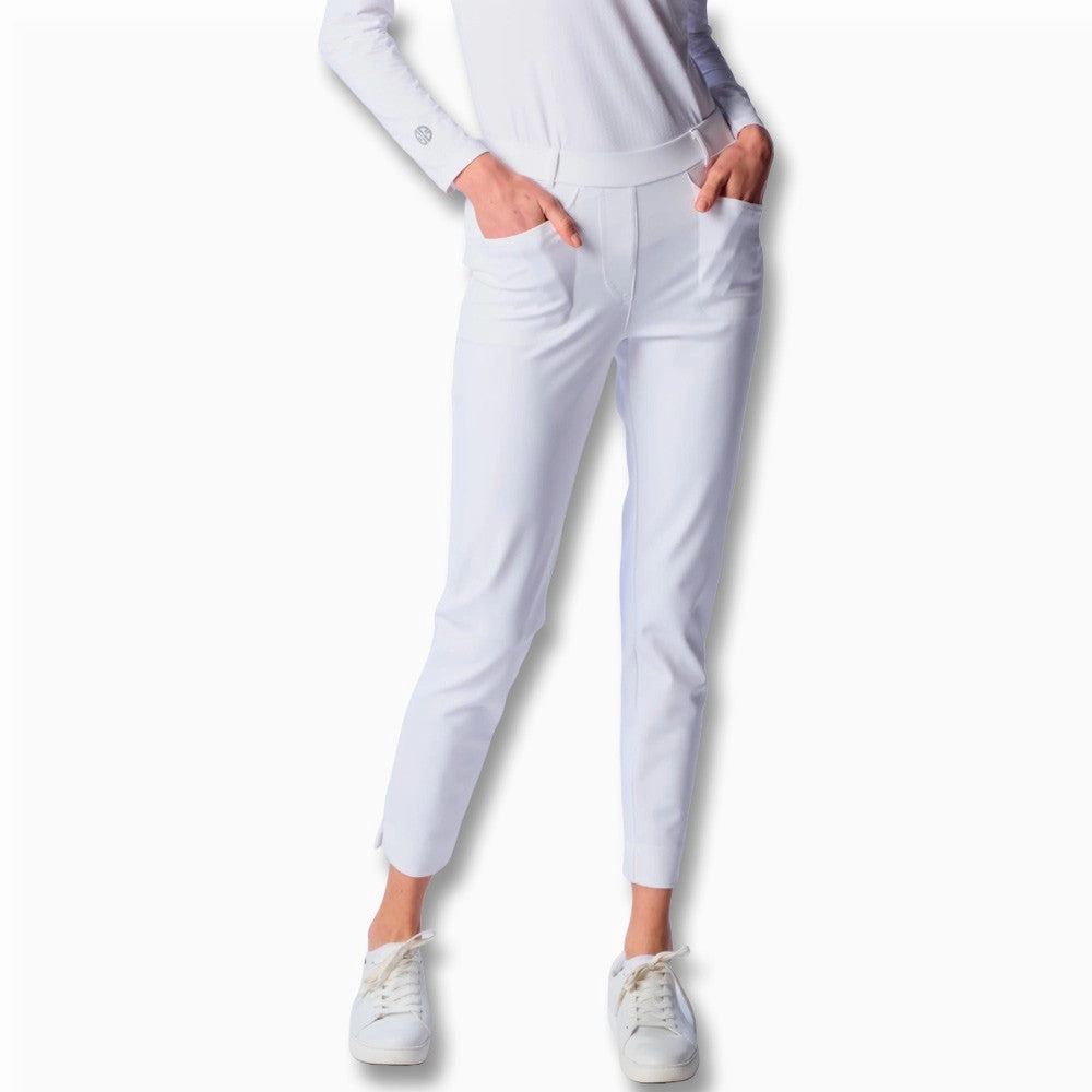 G Lifestyle Golf Pants White - SS25 Women
