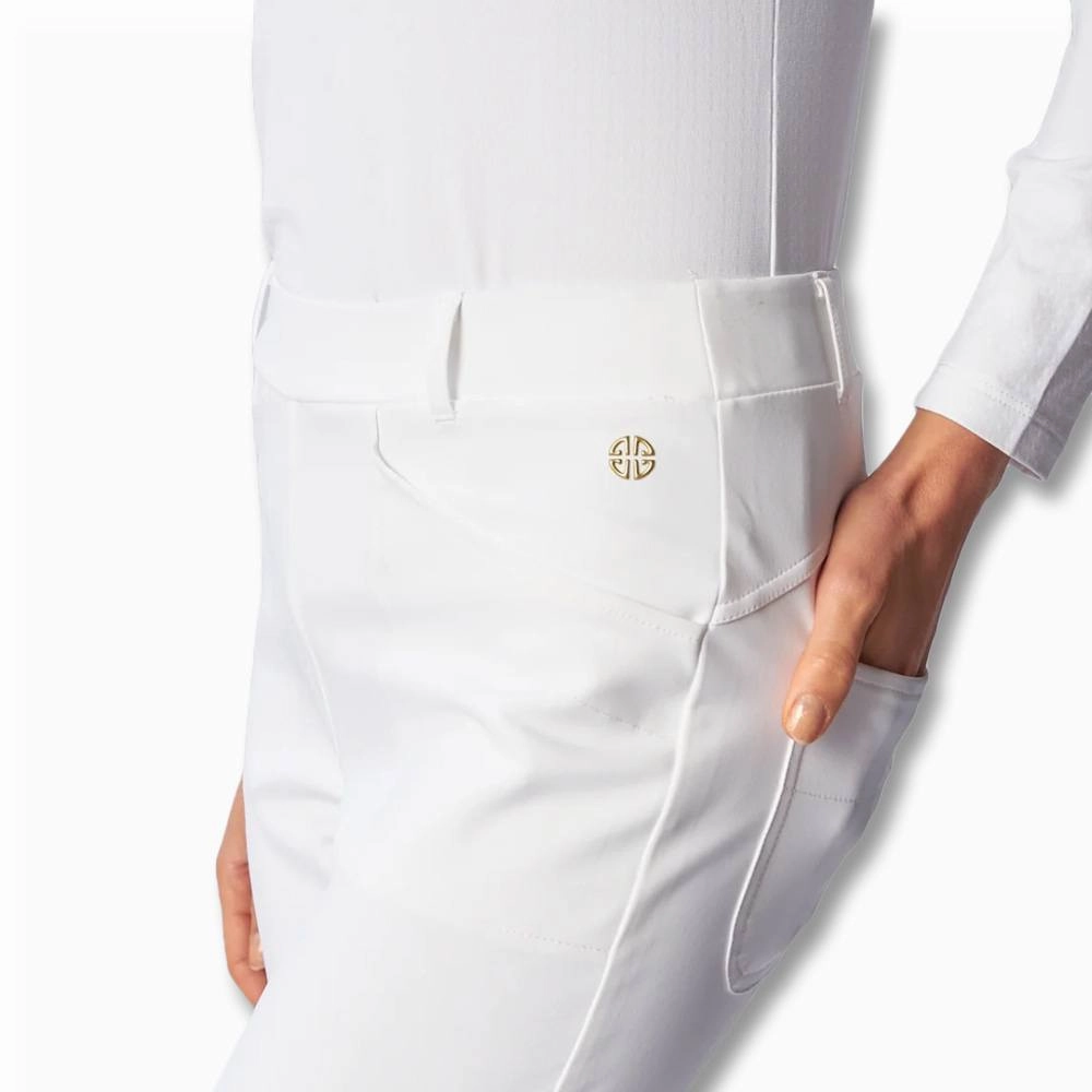G Lifestyle Golf Pants White - SS25 Women