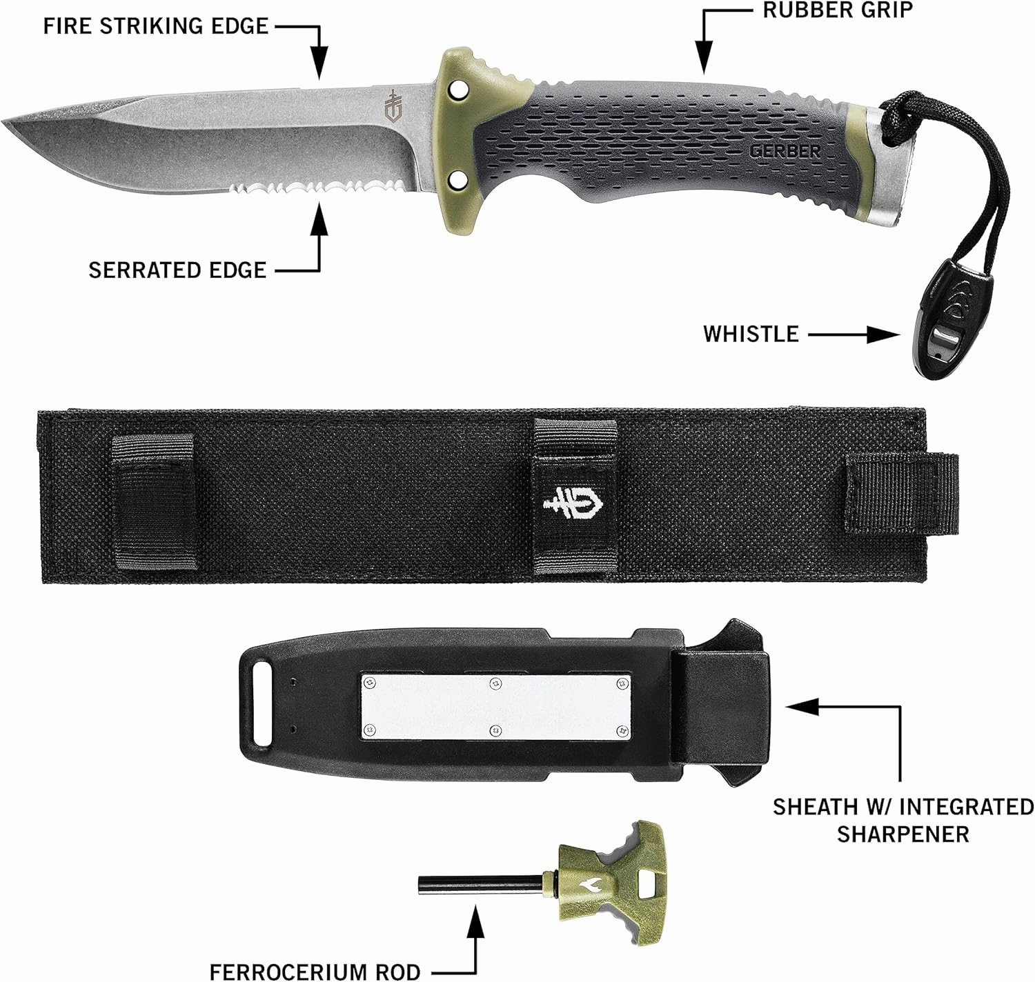 Gerber GER31-003942 - Ultimate Survival Knife