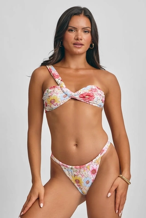 Giana Asymmetrical Top / Floral Rush FINAL SALE