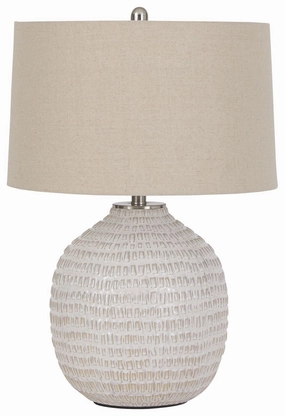 Jamon Beige Ceramic Table Lamp