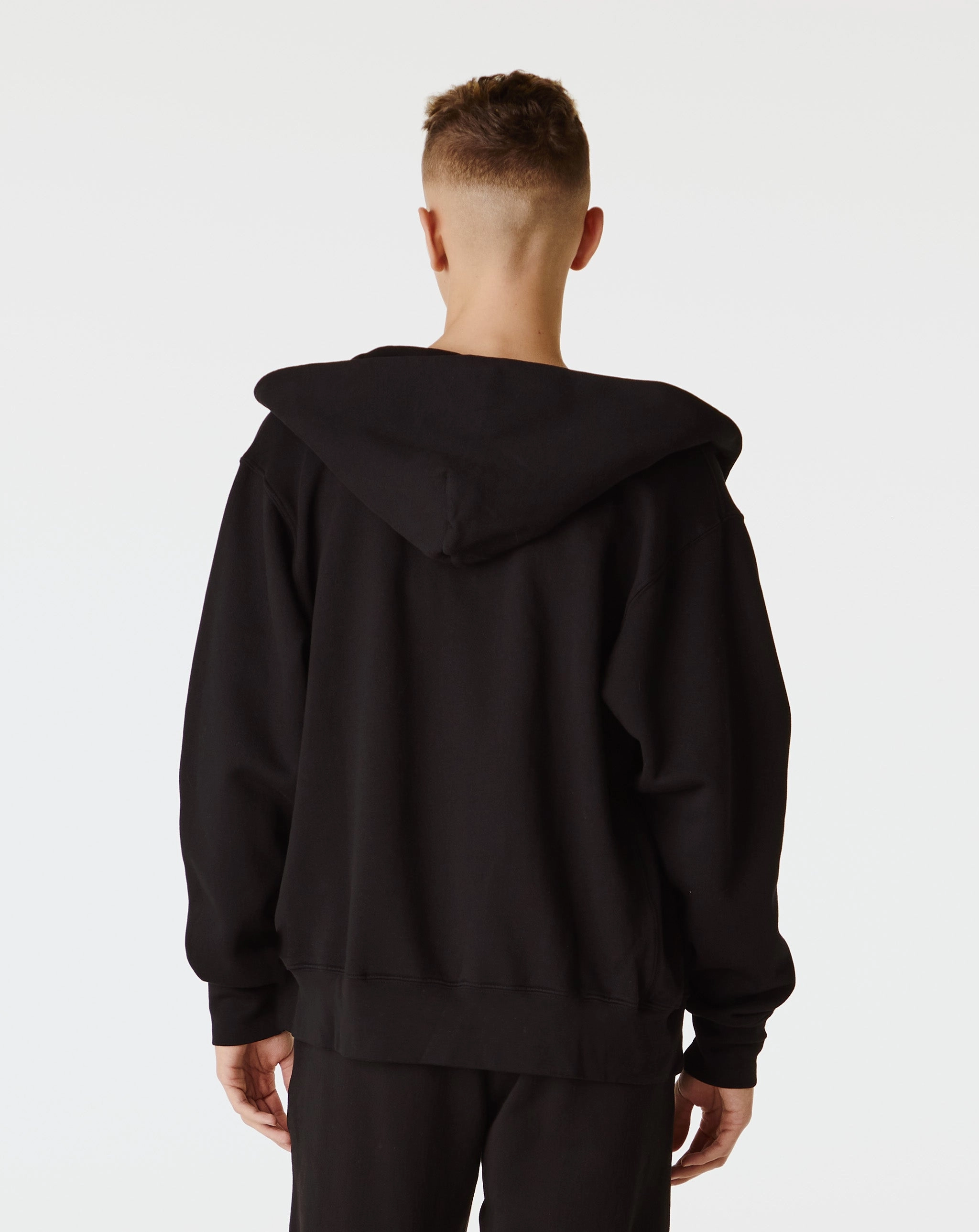 Les Tien Cropped Zip Hoodie
