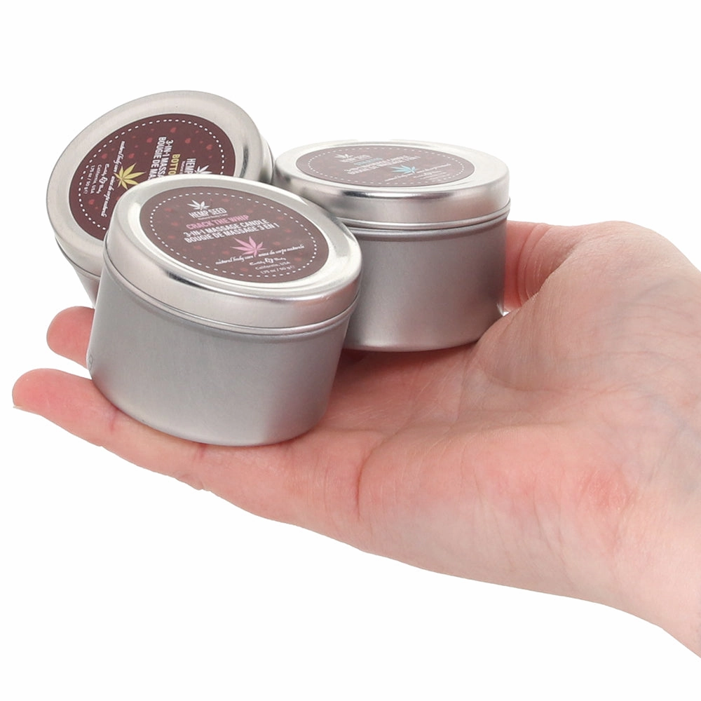 Lover's 3-in-1 Massage Candle Trio in 3 x 1.75oz/50g