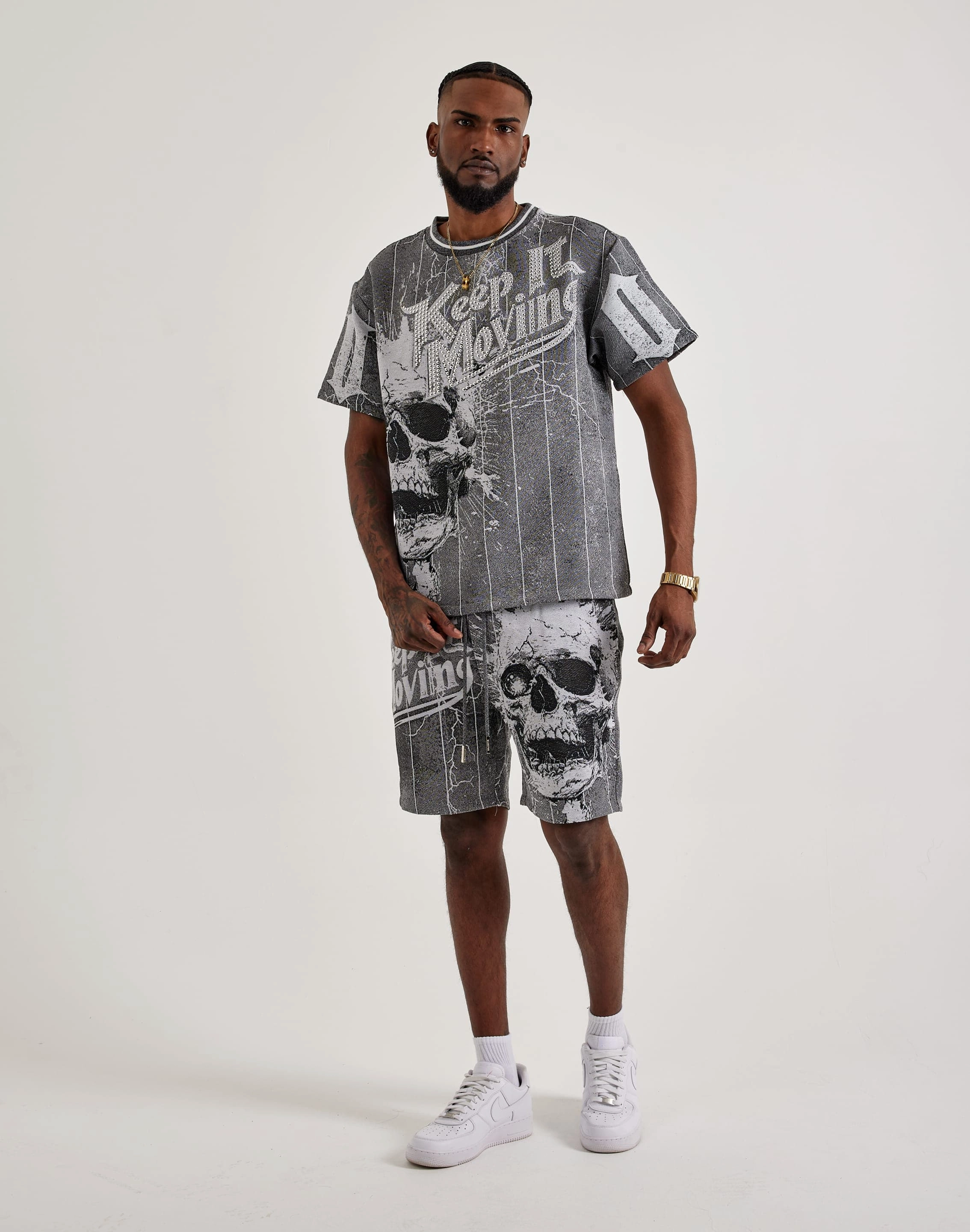 Majestik Keep It Moving Tapestry Tee