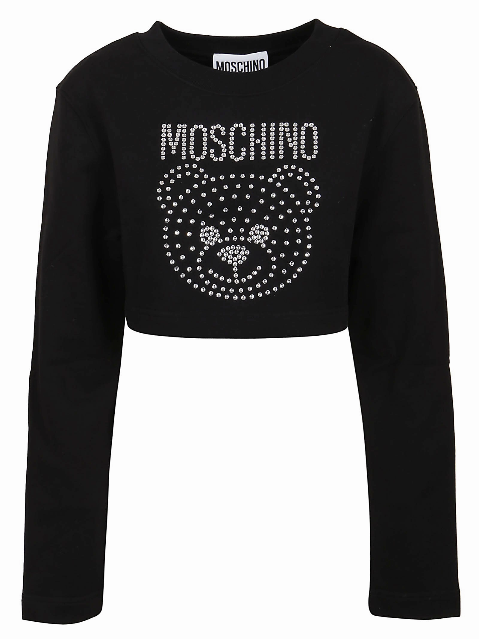 Moschino Embellished Cropped Top