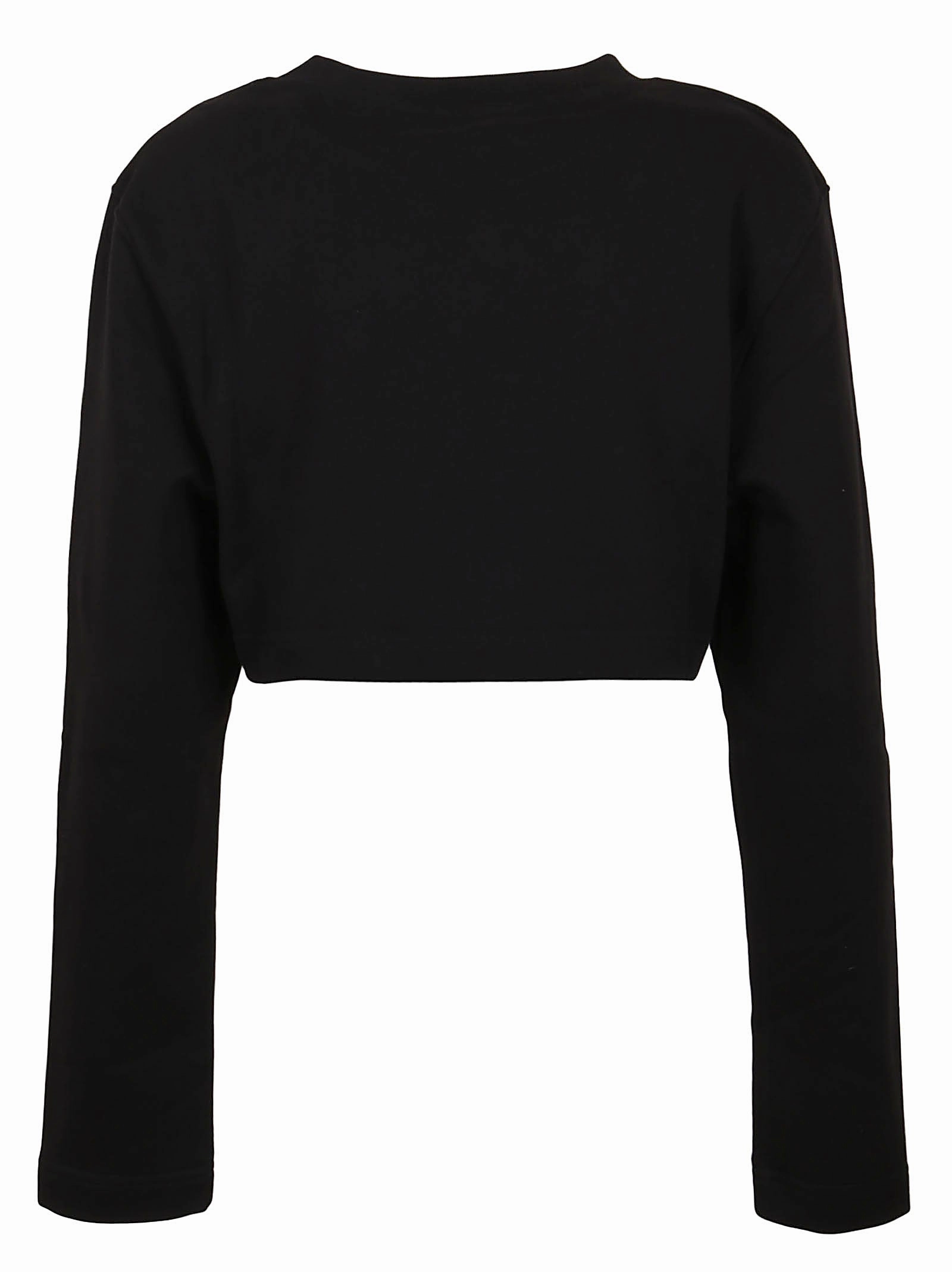 Moschino Embellished Cropped Top