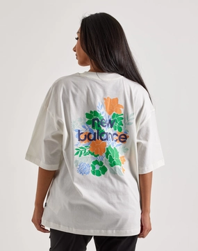 New Balance Flower Oversized Tee