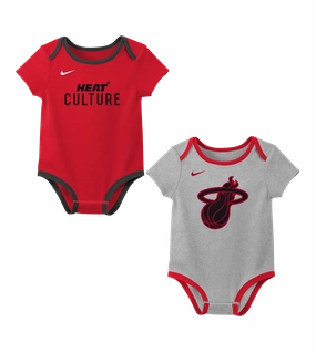 Nike HEAT Culture: Blood Red Newborn Creeper 2-Pack