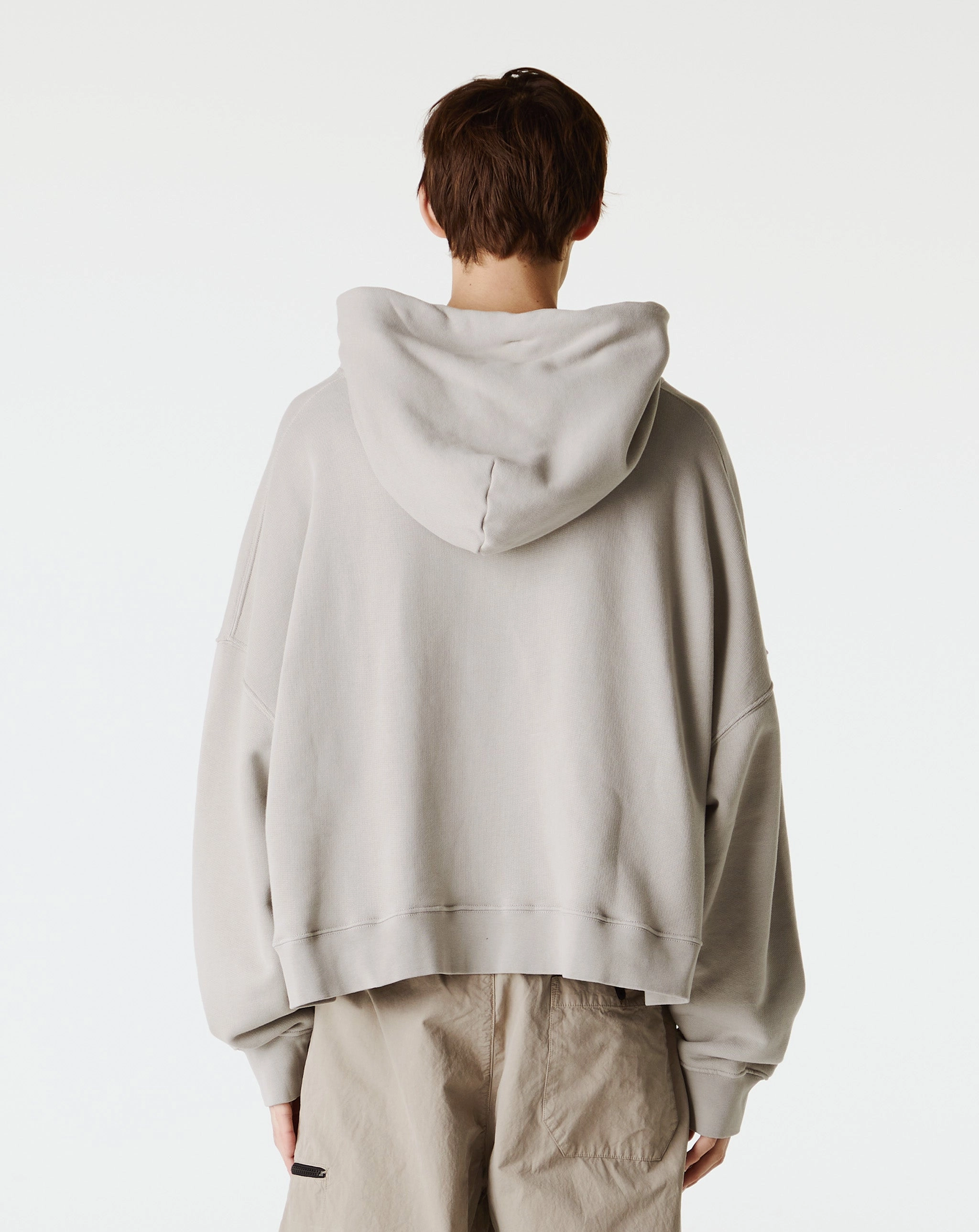 Oversized Fit Cropped Hoodie
