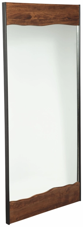 Panchali Brown / Black Floor Mirror