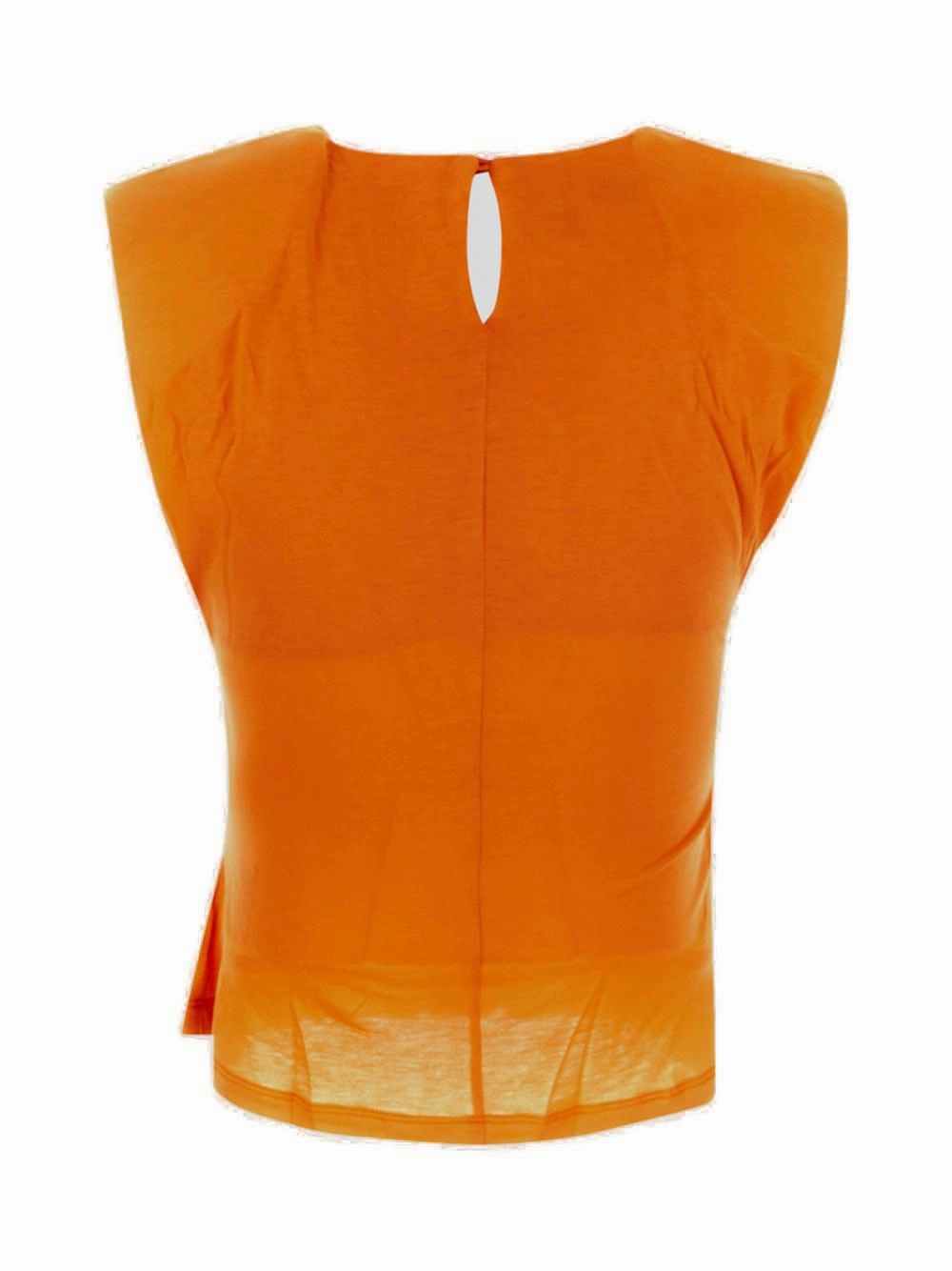 Pinko Cut-Out Round Neck Sleeveless Top